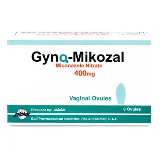 Gynomikozal 400mg Vaginal Suppositories 3