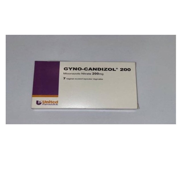 Gyno Candizol 200mg Vaginal Suppositories 3