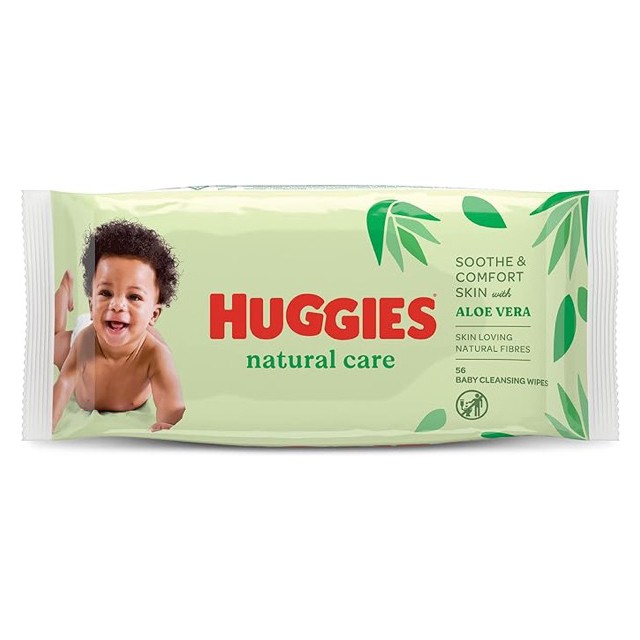 Huggies Baby Wipes Natural Care 4 packs of 56 wipes