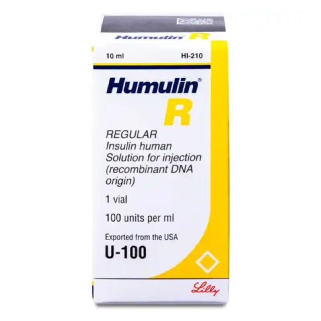 Humulin R 100iu/ml Vial 10ml