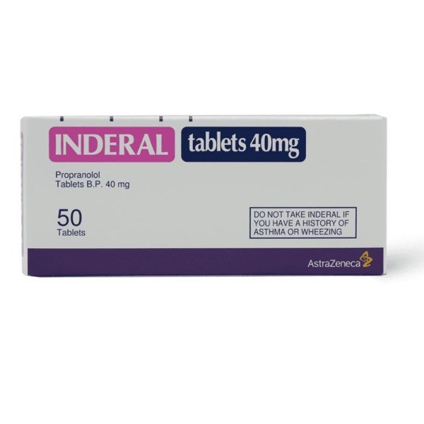 Inderal 40mg Tablets 50