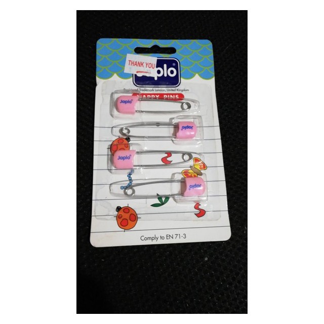 Japlo Baby Nappy Pins 4s