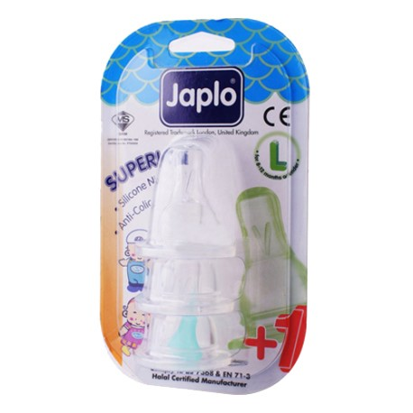 Japlo Silicone Nipple Large 2pcs Card