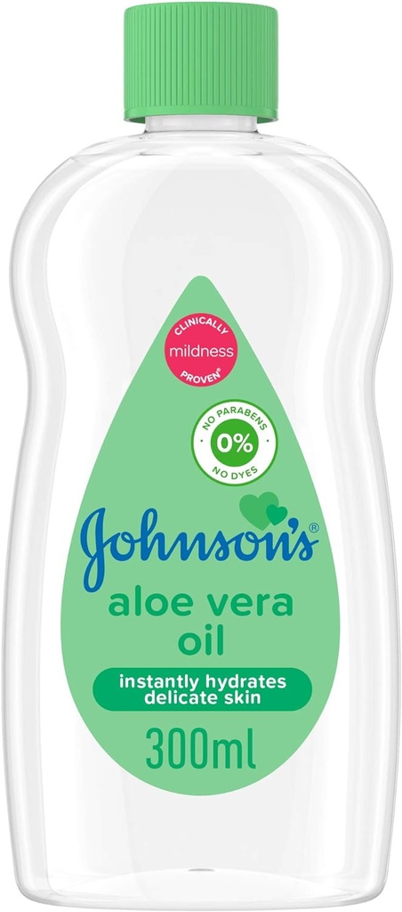 JOHNSON`S BABY OIL ALOE VERA 300ML