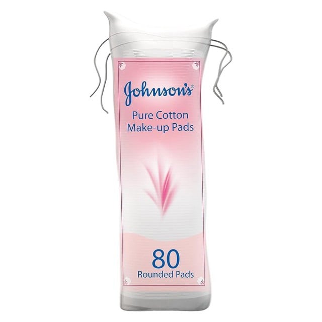 JOHNSON`S PURE COTTON MAKE-UP ROUNDED PAD 80S