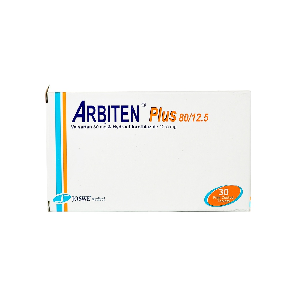 Arbiten Plus 80mg/12.5mg Tablets 30