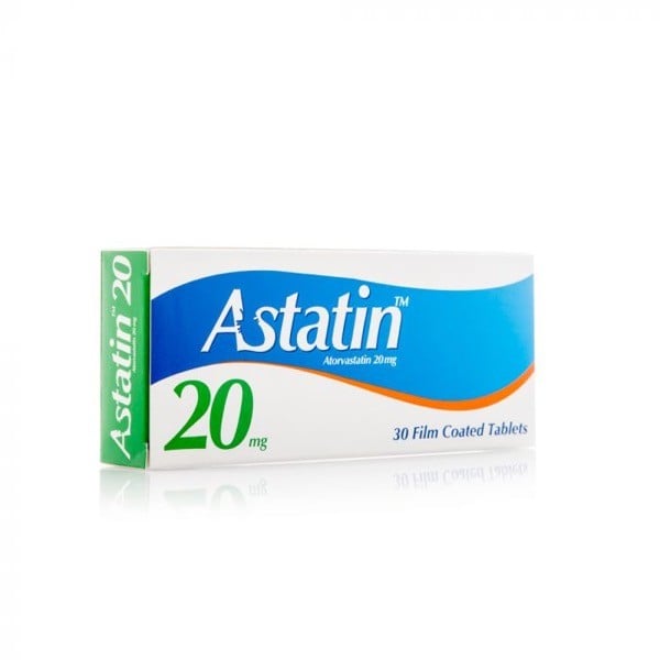 Astatin 20mg Tablets 30