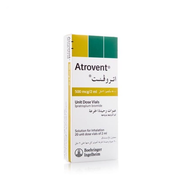 Atrovent Inhalation Solution 500mcg/2ml Vials 20x2ml