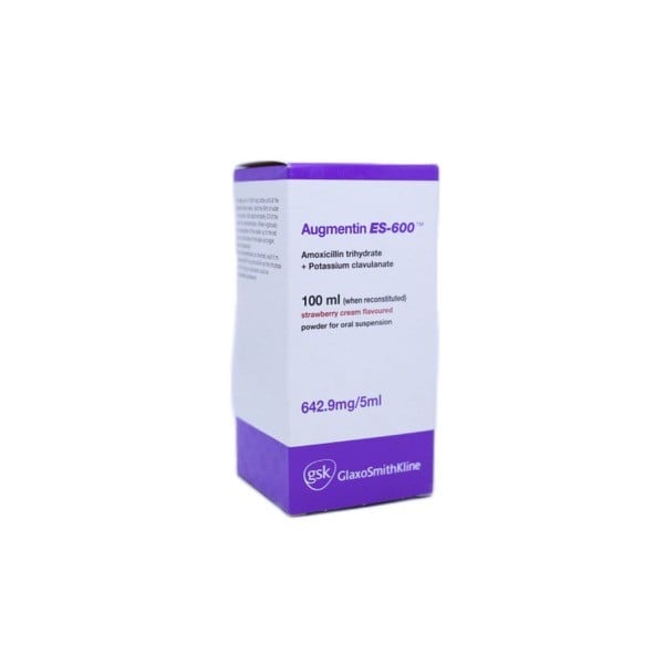 Augmentin Es 600mg/5ml Susp 100ml