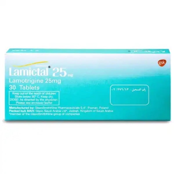 Lamictal 25mg Tablets 30