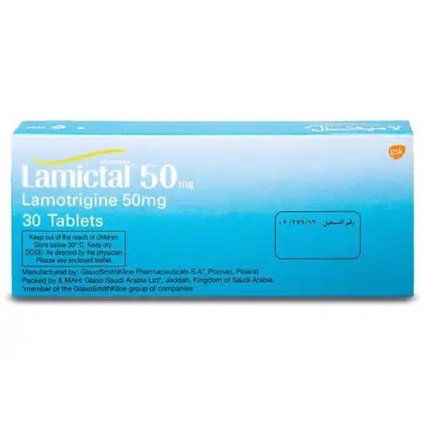 Lamictal 50mg Tablets 30