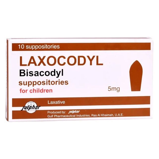 Laxocodyl 5mg children suppositories 10