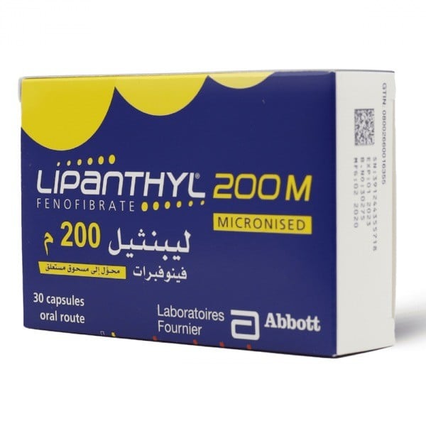 Lipanthyl 200mg Capsules 30