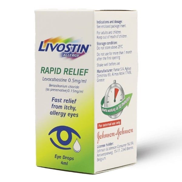 Livostin Eye Drop 0.5mg/ml 4ml