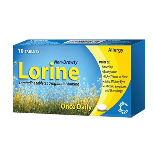 Lorine Antihistamine 10mg Tablets 10