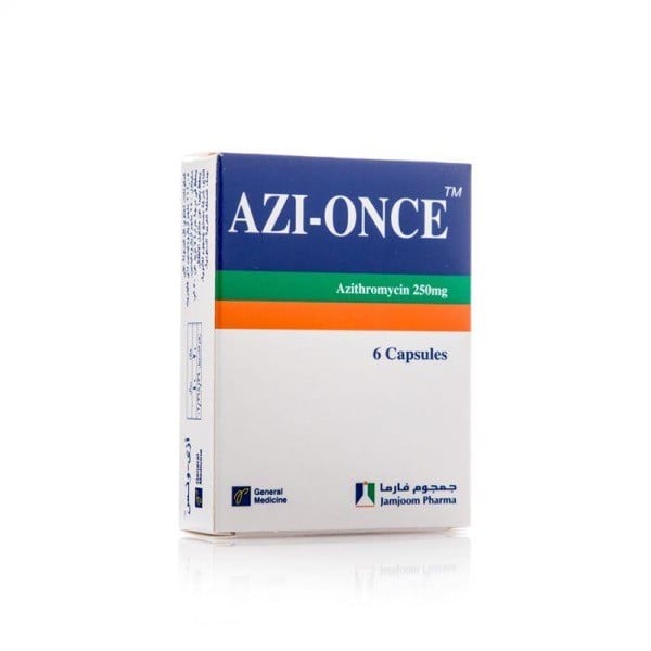 Azi-Once 250mg Capsules 6