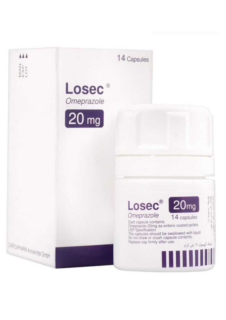 Losec 20mg Capsules 14