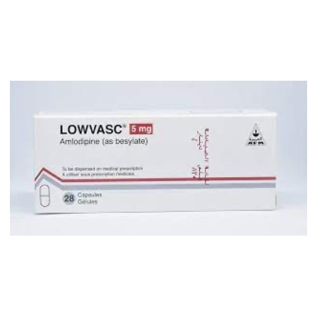 Lowvasc 5mg Capsules 28