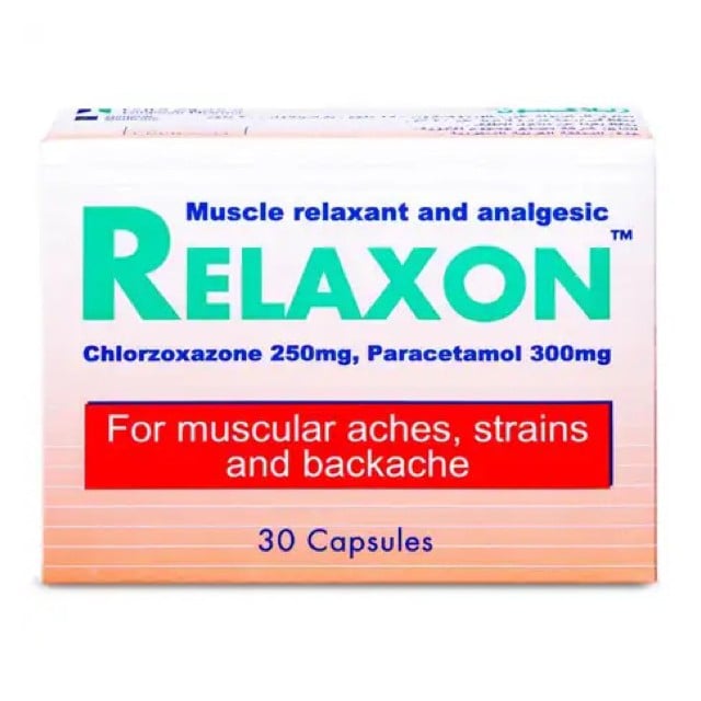 Relaxon Muscle Relaxant 300mg/250mg Capsules 30