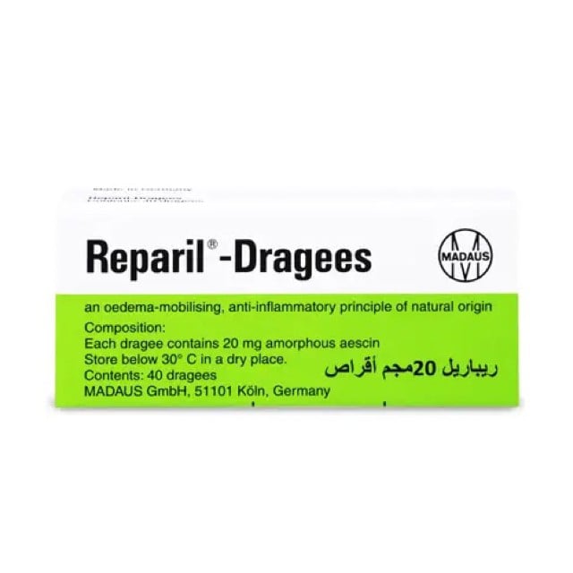 Reparil Dragees 20mg Tablets 40