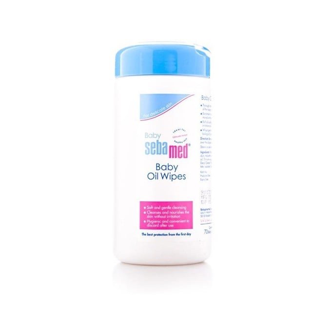 Sebamed Baby Oil Wipes 70 pcs