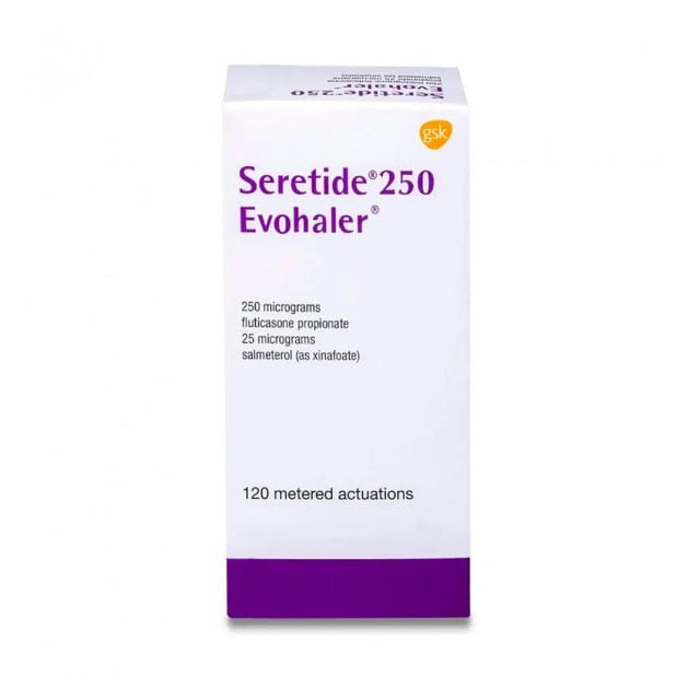 Seretide Evohaler 25mcg/250mcg Inhaler 120doses