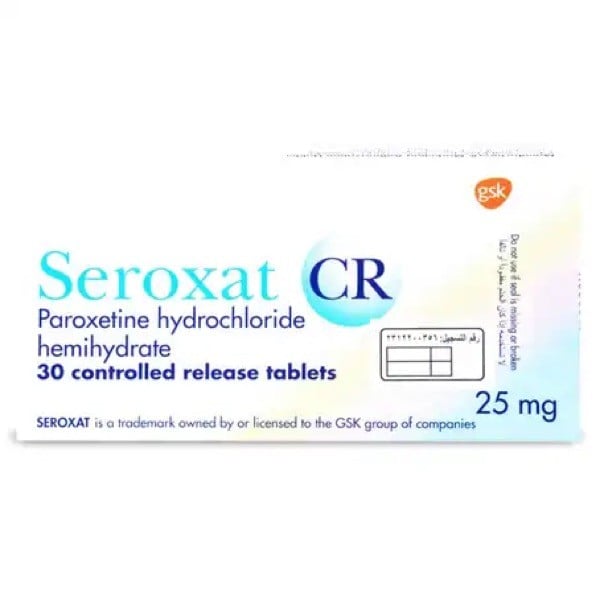 Seroxat Cr 25mg Tablets 30