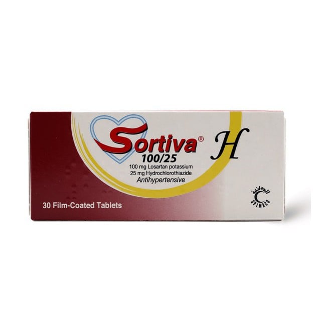 Sortiva H 100mg/25mg Tablets 30