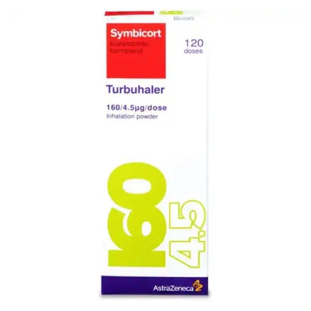 Symbicort Turbuhaler 160mcg/4.5mcg Inhaler 60doses