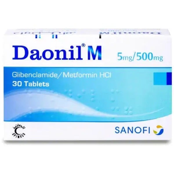 Daonil M 2.5mg/500mg Tablets 30