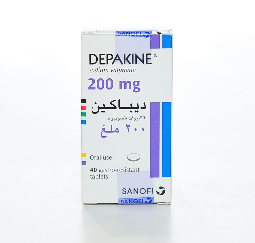 Depakine 200mg Tablets 40