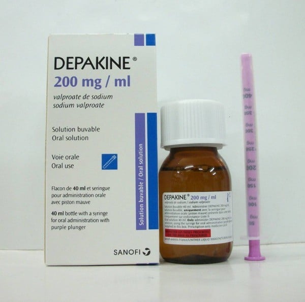 Depakine solution 200mg/ml 40ml