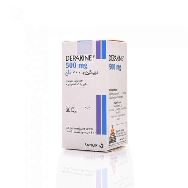 Depakine 500mg Tablets 40