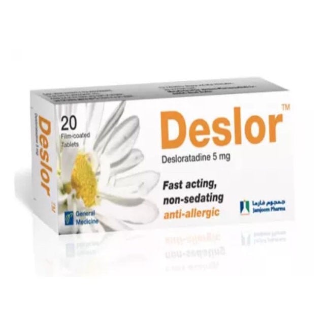 Deslor Antihistamine 5mg Tablets 20