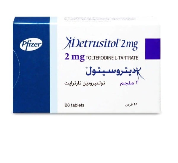 Detrusitol 2mg Tablets 28