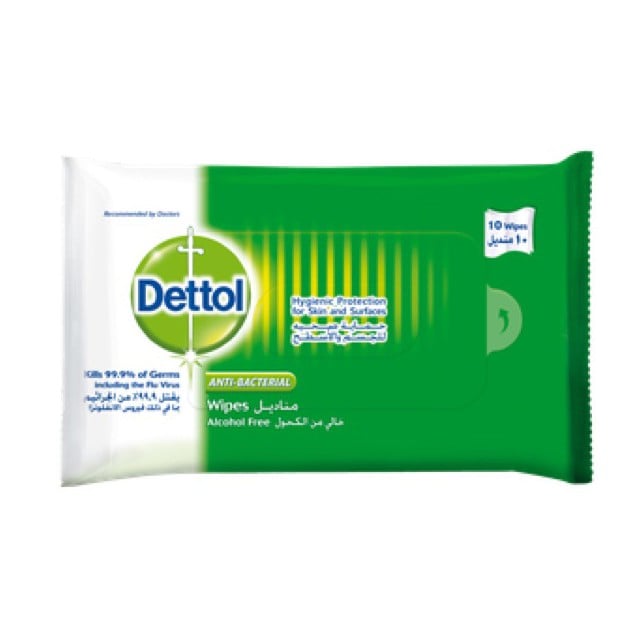 Dettol Antiseptic Original Wet Wipes 10 pcs