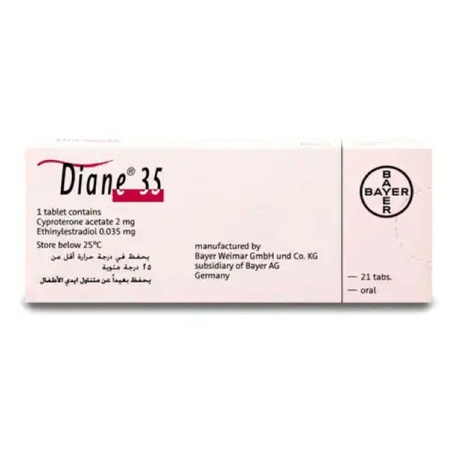 Diane 35 2mg/0.035mg Tablets 21