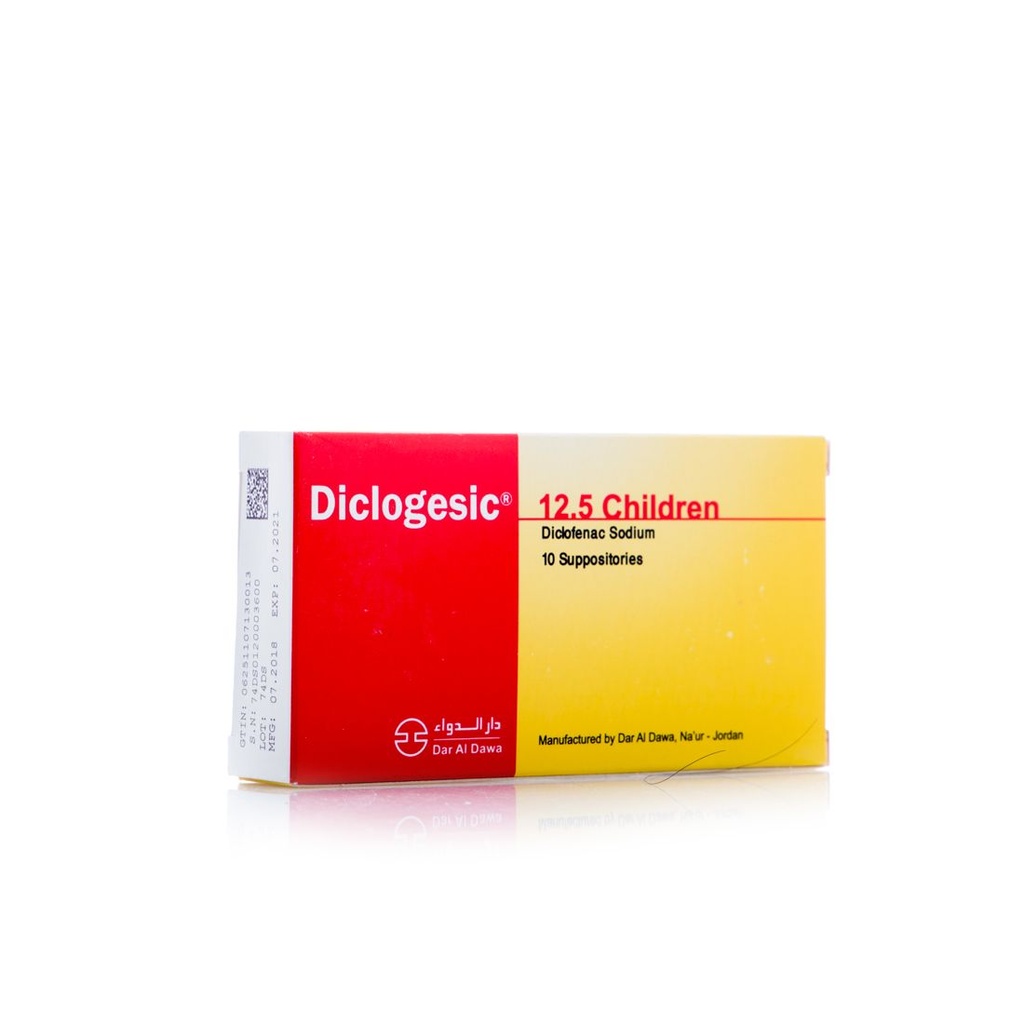 Diclogesic 12.5mg Suppositories 10