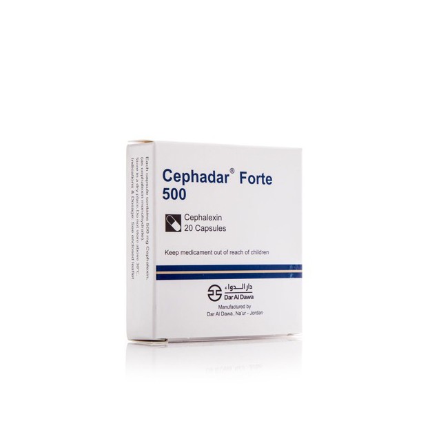 Cephadar Forte 500mg Capsules 20