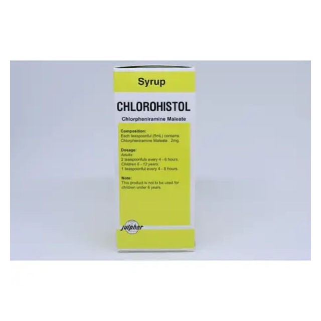 Chlorohistol 2mg/5ml syrup 100ml