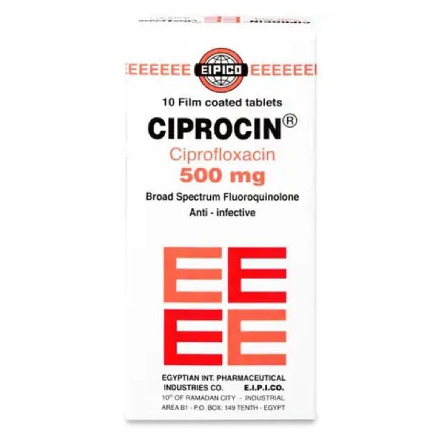 Ciprocin 500mg Tablets 10