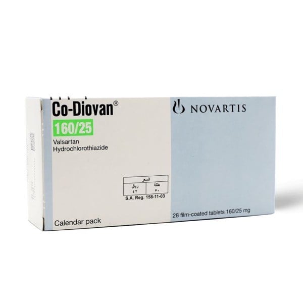 Co-Diovan 160mg/12.5mg Tablets 28