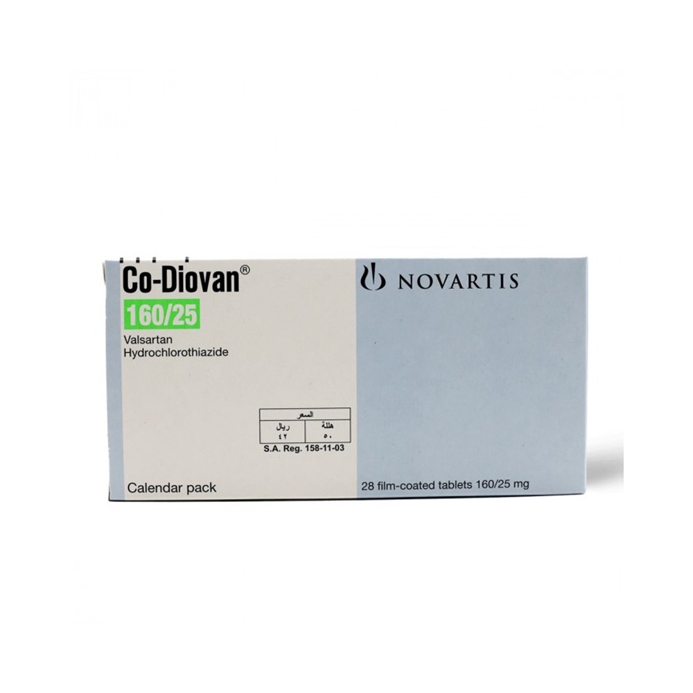 Co-Diovan 160mg/25mg Tablets 28