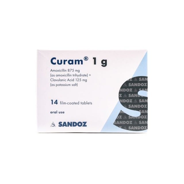 Curam 1g Tablets 14