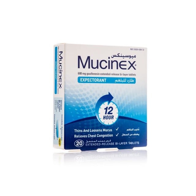 Mucinex Expectorant 600mg Tablets 20