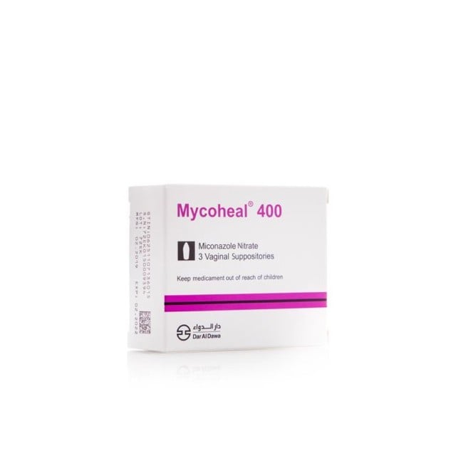 Mycoheal Vaginal Suppositories 400mg 3s