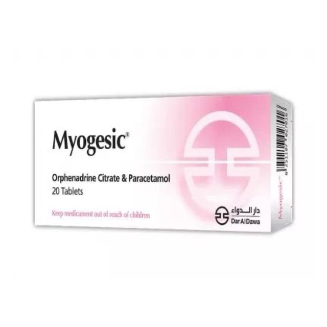 Myogesic 500mg Tablets 20