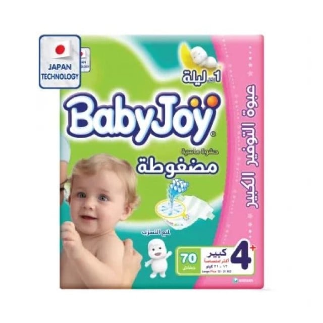 BabyJoy Diapers Size 4+ Giant Pack 3*70