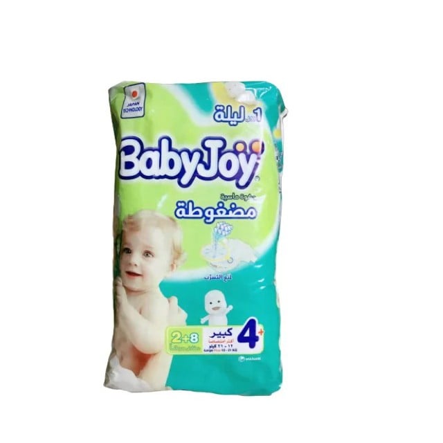 BabyJoy Diapers Size 4+ Saving Pack 8*10