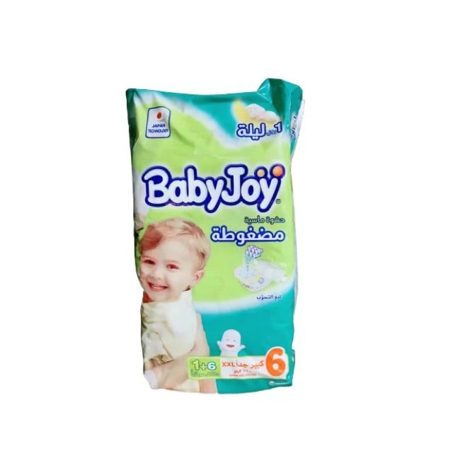 BabyJoy Diapers Size 6 XXL 15-25kg Saving Pack 8*7